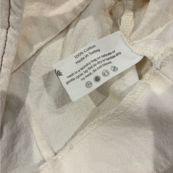 The Handloom Los Angeles Chloe Top Front Tie Crop Blouse Top - Picture 8 of 8